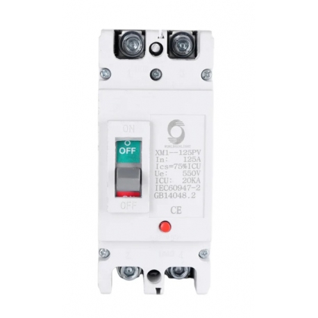 Siguranta automata curent continuu 2P 125A, pentru sisteme fotovoltaice