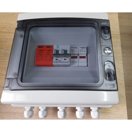 Tablou sigurante pentru kiturile fotovoltaice 15A 500V cu un singur string